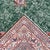1950s Vintage Green Tabriz-Style Floral Medallion Area Rug For Sale - Image 5 of 5