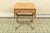 Late 20th Century Regency Style Drop Leaf Side Accent Table on Casters For Sale - Image 4 of 9