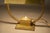 Metal Art Deco Brass U-Frame Desk Lamp with Pivoting Shade, 1930s For Sale - Image 7 of 11