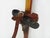 Antique Pair of 1.60m Folk Art Wood and Leather Stilts A very fine pair of wooden stilts with a leather strap, measuring...