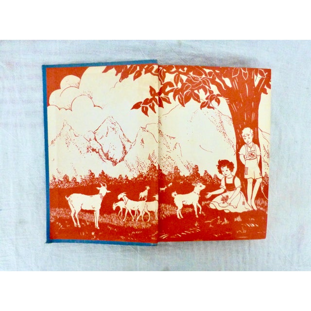 Heidi, 1925 Illustrated Classic Children''s Book Chairish
