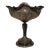 Antique Barbour International Silver-Plated Repousse Pedestal Compote Centerpiece For Sale