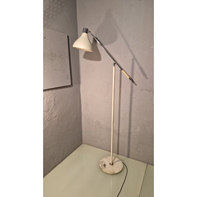 Mid-Century Modern Chromed Brass Floor Lamp from Stilux Milano, 1960s For Sale - Image 3 of 14