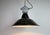 Industrial Black Enamel Pendant Lamp from Elektrosvit, 1960s For Sale - Image 9 of 18