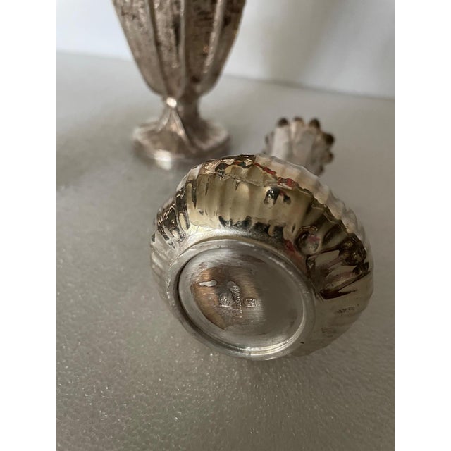 Silver Silvered Bronze Vases from Christofle, 1960s, Set of 3 For Sale - Image 8 of 14