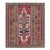 Rug & Kilim’s Tribal Style Square Rug in Red With Geometric Patterns For Sale