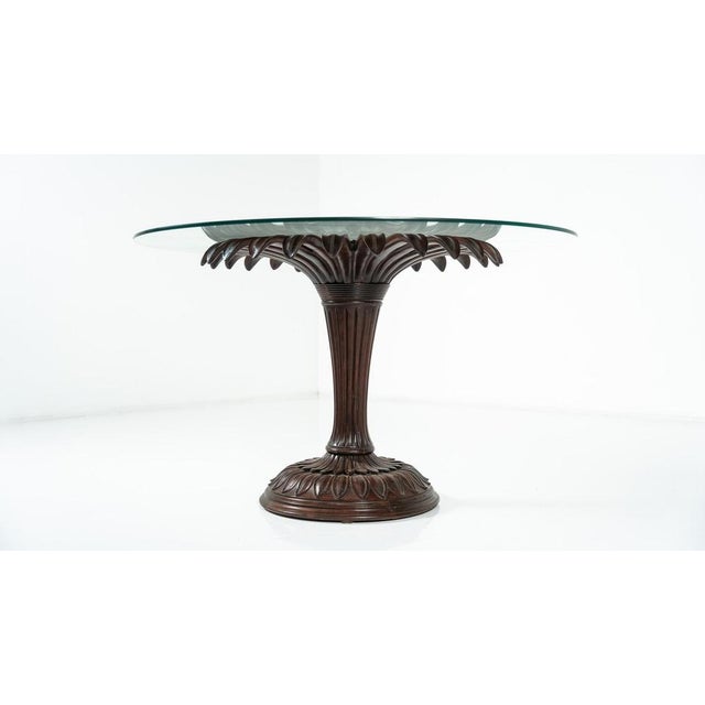 Sunflower Dining Table in Wood and Glass, Italy, 1960s For Sale - Image 4 of 12