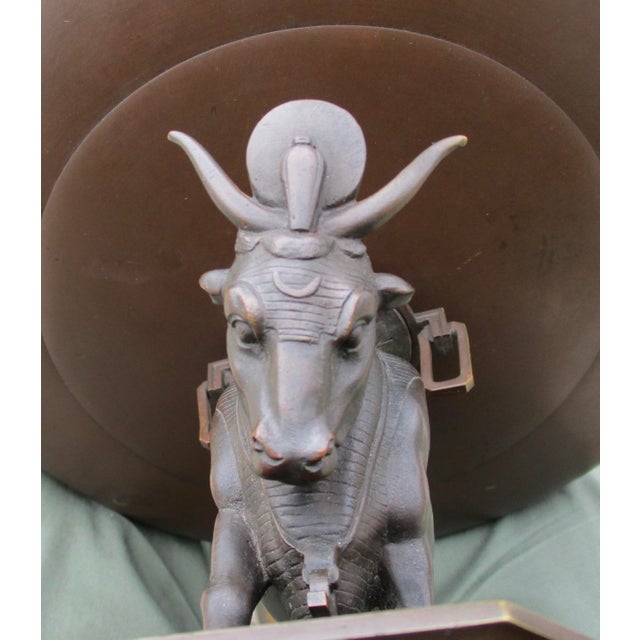 Egyptian Revival Bronze Tazza Apis Bull For Sale - Image 16 of 17