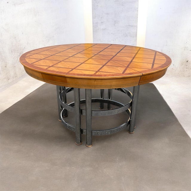 Vintage Custom Made Mid Century Modern Dining Set For Sale - Image 9 of 10