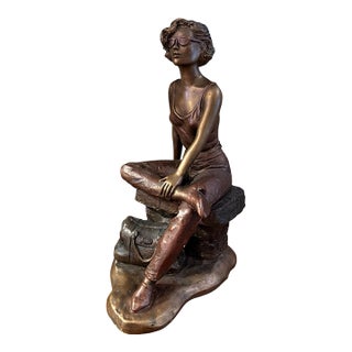 1992 Alice Heath ‘The Weekender’ Austin Productions Sculpture From the Modern Woman Collection For Sale