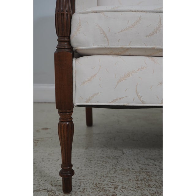 Textile Ethan Allen Georgian Court Upholstered Sofa For Sale - Image 7 of 18