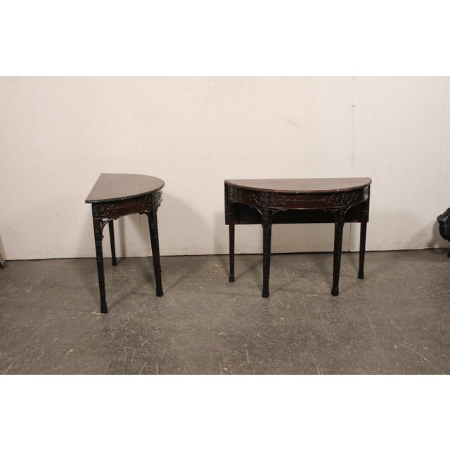 Wood 19th Century Pair Period Regency Tables, or Single Oval For Sale - Image 7 of 13