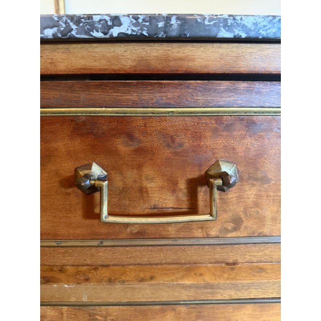 19th C Antique French Directoire Louis XVI Style Walnut Commode For Sale In Atlanta - Image 6 of 7