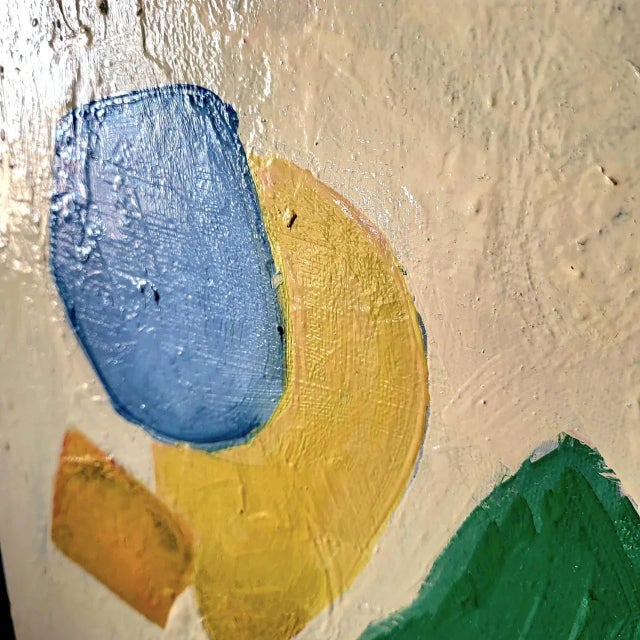 "Happy Baby" Contemporary Abstract Oil Painting by Lynn Christian For Sale In New York - Image 6 of 7