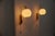 Metal Mid-Century Modern Wall Lamps in Brass and Milk Glass, 1960s, Set of 2 For Sale - Image 7 of 18