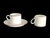 Offered is a set of Dansk Bistro collection ceramic demi-tasse cups, saucers, and a sugar bowl with lid designed by Niels...