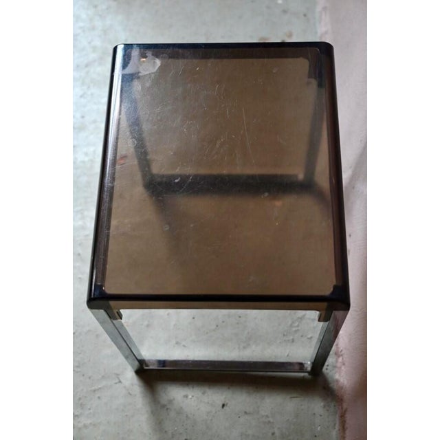 Side Table attributed to Marc Berthier, 1970s For Sale - Image 12 of 15