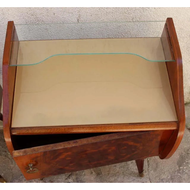 1950s Italian Nightstands Attributed to Paolo Buffa - a Pair For Sale - Image 5 of 8