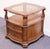 Drexel Drexel Heritage Talavera Collection Walnut Contemporary Spanish Mediterranean 27" Square Glass Topped Accent End Table For Sale - Image 4 of 13