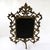 Bronze Antique Late 19th Century Rococo Style Ornate Cast Bronze Tabletop Easel Picture Frame For Sale - Image 8 of 9