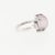 Large Paloma Picasso Tiffany Sterling Silver & Rose Quartz Sugar Stacks Ring For Sale - Image 12 of 12
