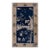 1920s Blue Navy Scene Pictorial Antique Chinese Carpet 4' X 6'8" Knotted Pile Wool Rug For Sale