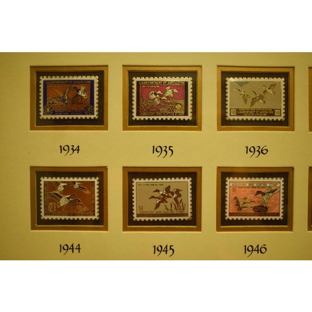 Paper Us Migratory Waterfowl Cloisonne Pin Ducks Unlimited Collection: 1934-1978 For Sale - Image 7 of 12