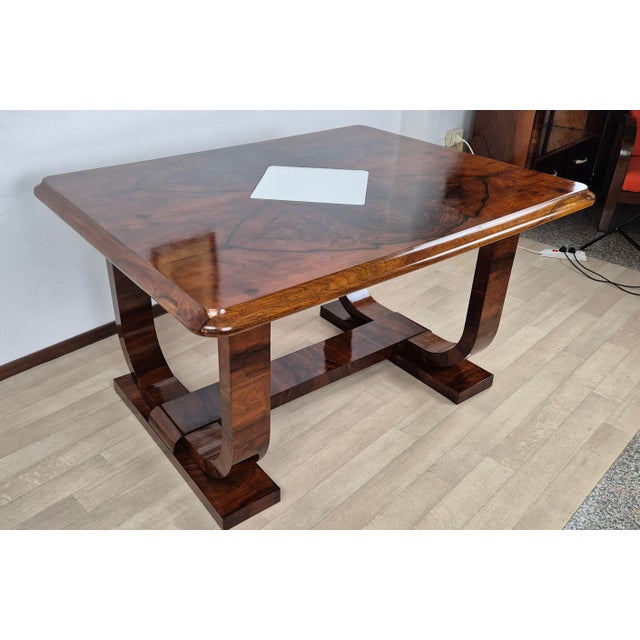 Brown Venetian Art Deco Table, 1930 For Sale - Image 8 of 18