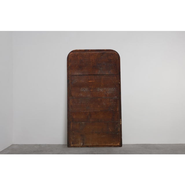 French Louis Philippe Mirror in Black Laquered and Gilted Wood, 1850 For Sale - Image 9 of 10