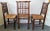 English Antique English Lancashire Elmwood Tavern Chairs With Rush Seats- Set of 6 For Sale - Image 3 of 13
