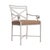 Brown Jordan Venetian Arm Chair, Dove frame with Fusion Clay fabric For Sale - Image 12 of 12