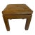 Mid 20th Century Faux Leather Brown Parsons Style Stool For Sale