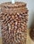 Metal Handcrafted Pili Nut Shells Table or Floor Lamps, USA, 2000s, Set of 2 For Sale - Image 7 of 17