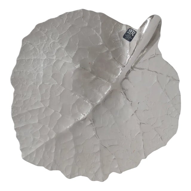 Leave Glass Bowl by Mats Jonasson for Maler AS, 1970s For Sale