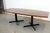Offered is a large mid-century modern conference/dining table. This table has been recently restored with a refinished...