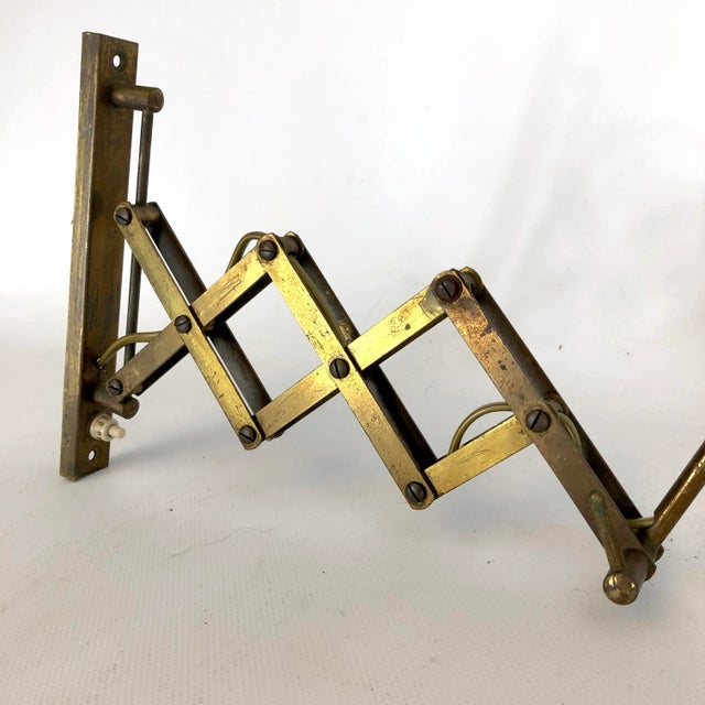 Vintage Italian Brass Wall Light from Stilnovo, 1950s For Sale - Image 12 of 14