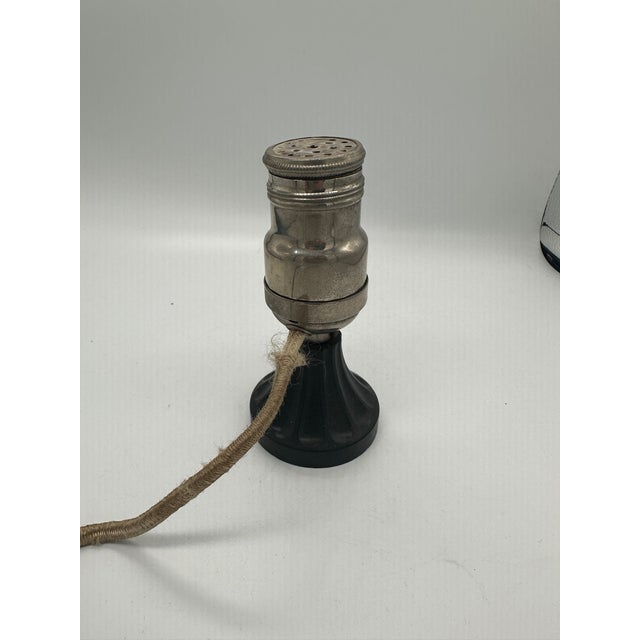 Silver Pre-War Electric Lamp Base Lighter, Circa 1930 For Sale - Image 8 of 11