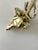 Vintage Brass Fox Head Doorstop For Sale - Image 10 of 12