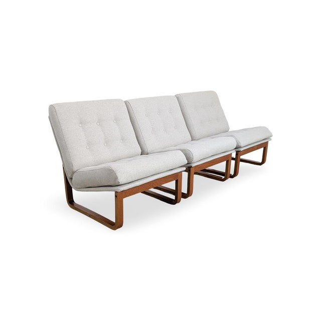 Mid-Century Oak Armchair by Magnus Olesen for Rud Thygesen For Sale - Image 5 of 14