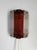 Original wall lamp designed by Wiktor Berndt, chief designer at the renowned Swedish glassworks Flygsfors Glasbruk. The...