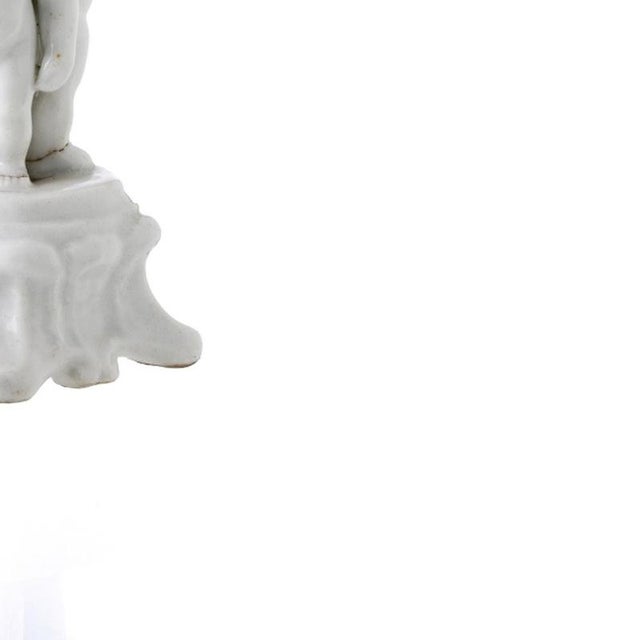 Porcelain Toothpick Holder with Three Boys from Vista Alegre For Sale - Image 5 of 6