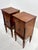 Pair of Early 19th Century Italian Empire Walnut Commodini With Ebonized Columns For Sale In Atlanta - Image 6 of 13