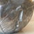Silver Textured Metal Leaf Bowl For Sale - Image 4 of 10