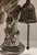 Mid 20th Century Mid 20th Century Vintage Ornate Metal Tabletop Perched Bird Bell For Sale - Image 5 of 7