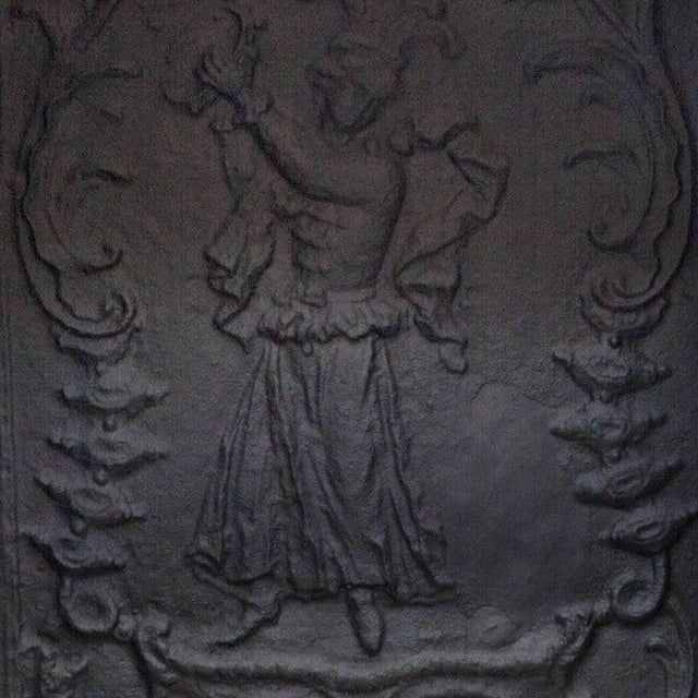 18th Century Parisian Louis XV Marble Fireplace For Sale - Image 3 of 8