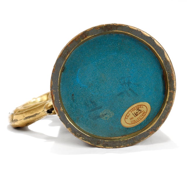 Antique Chinese Qianlong Period Cloisonné Enamel Mug or Tankard For Sale - Image 10 of 16