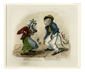 Thomas Landseer, When I First Saw Thee Graceful Move, 1828, Print