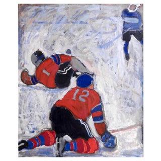 Lisbeth Olrik, Modern Painting, Oil on Canvas For Sale