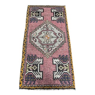 Turkish Yastik Rug 1'8" x 3'2" For Sale