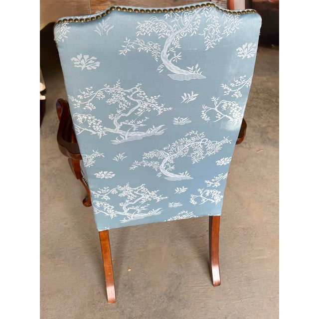 Mid 20th Century Louis XV Style Chinoiserie Accent Chair For Sale - Image 11 of 12